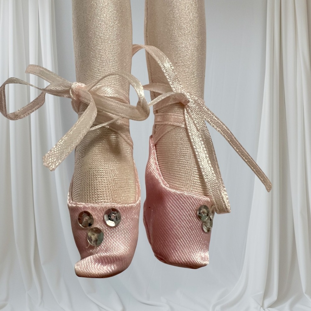 Victorian Rose 1997 Brass Key Porcelain Ballerina 16" Melissa Jane Limited Ed - Picture 11 of 16